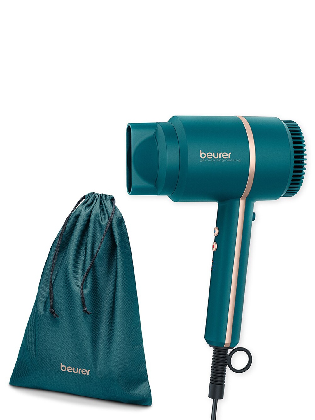 

beurer HC 35 Ocean Compact Hair Dryer, Teal