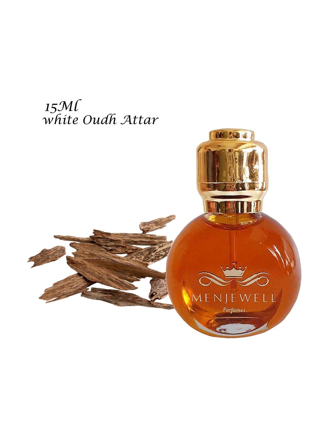 

Menjewell Premium White Oudh Attar Perfume - 15ml, Orange