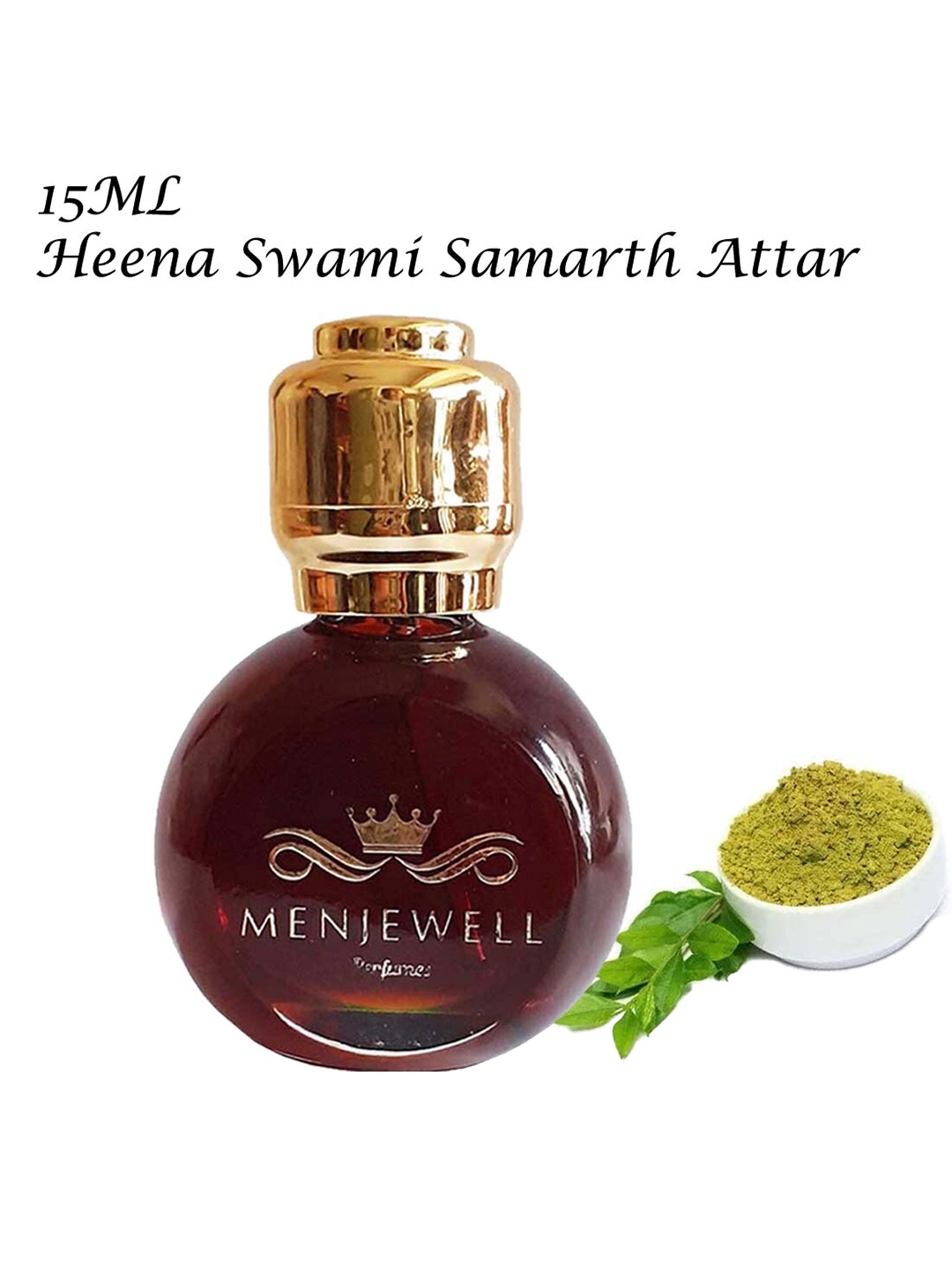 

Menjewell Heena Swami Samarth Attar Perfume - 15 ml, Brown