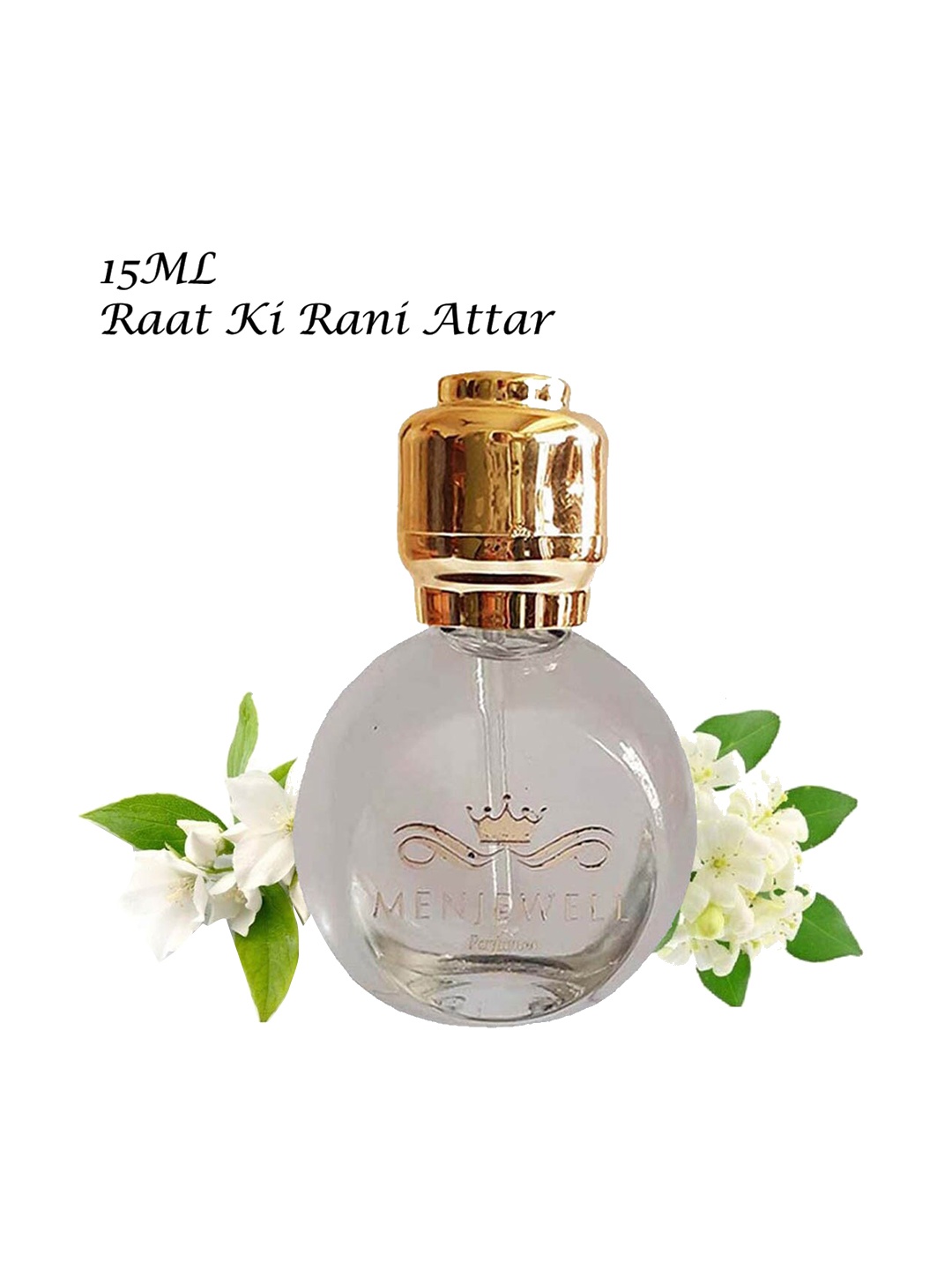 

Menjewell Premium Raat Ki Rani Attar Perfume - 15ml, White