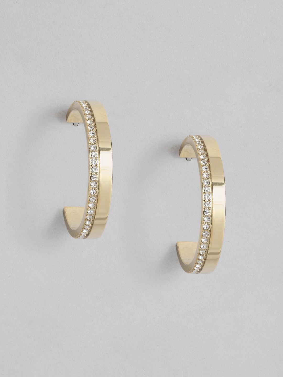 

Calvin Klein Circular Half Hoop Earrings, Gold