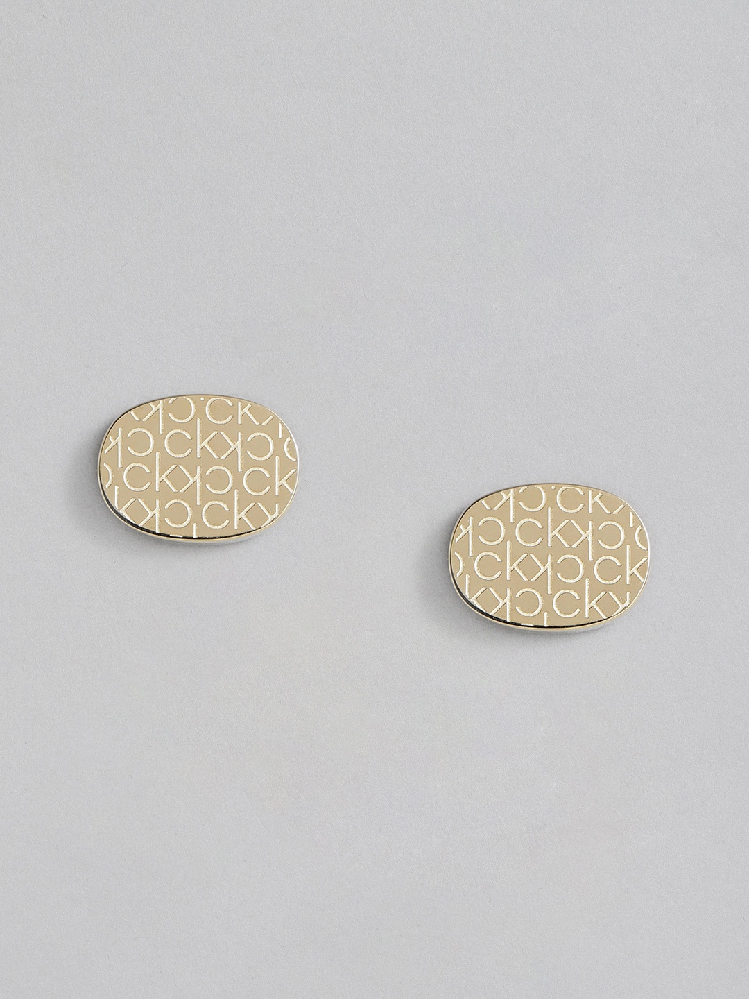 

Calvin Klein Circular Iconic Stainless Steel Studs, Gold