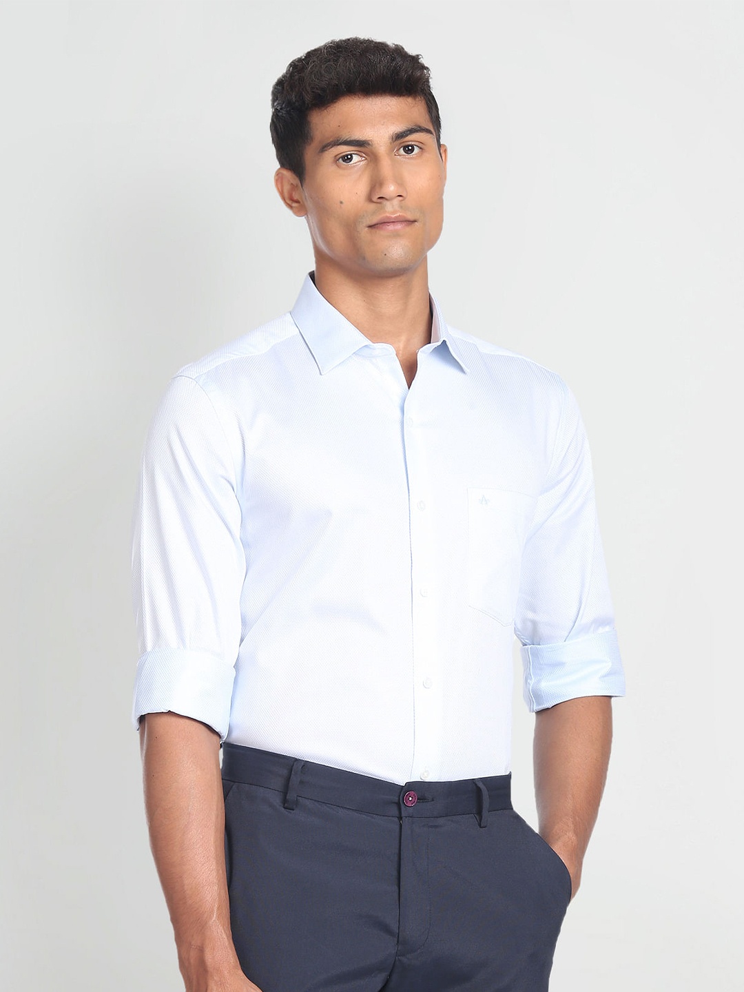 

Arrow Men Comfort Cotton Formal Shirt, Blue