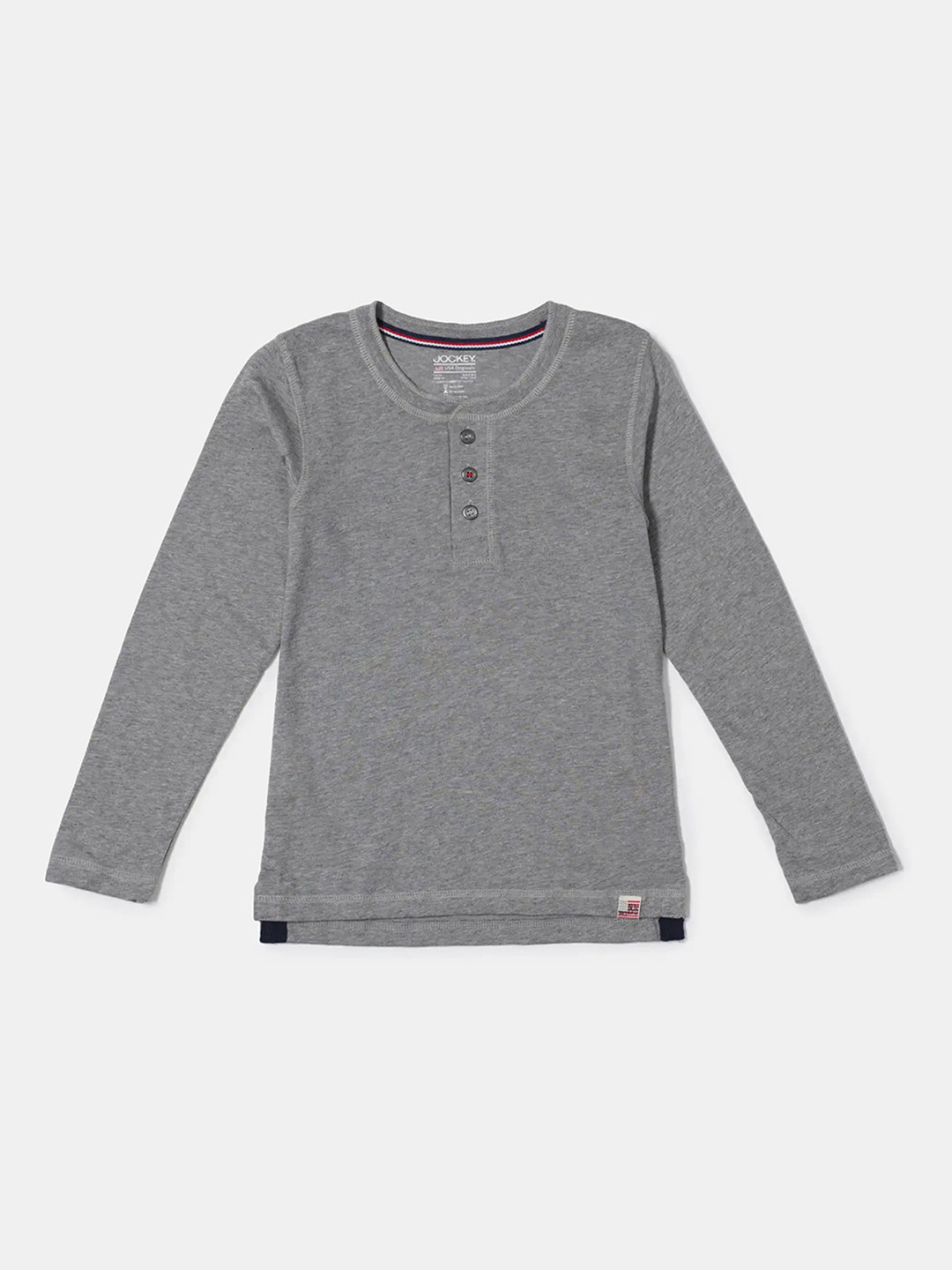 

Jockey Boys Super Combed Cotton Rich Graphic Printed T-shirt - UB14, Grey