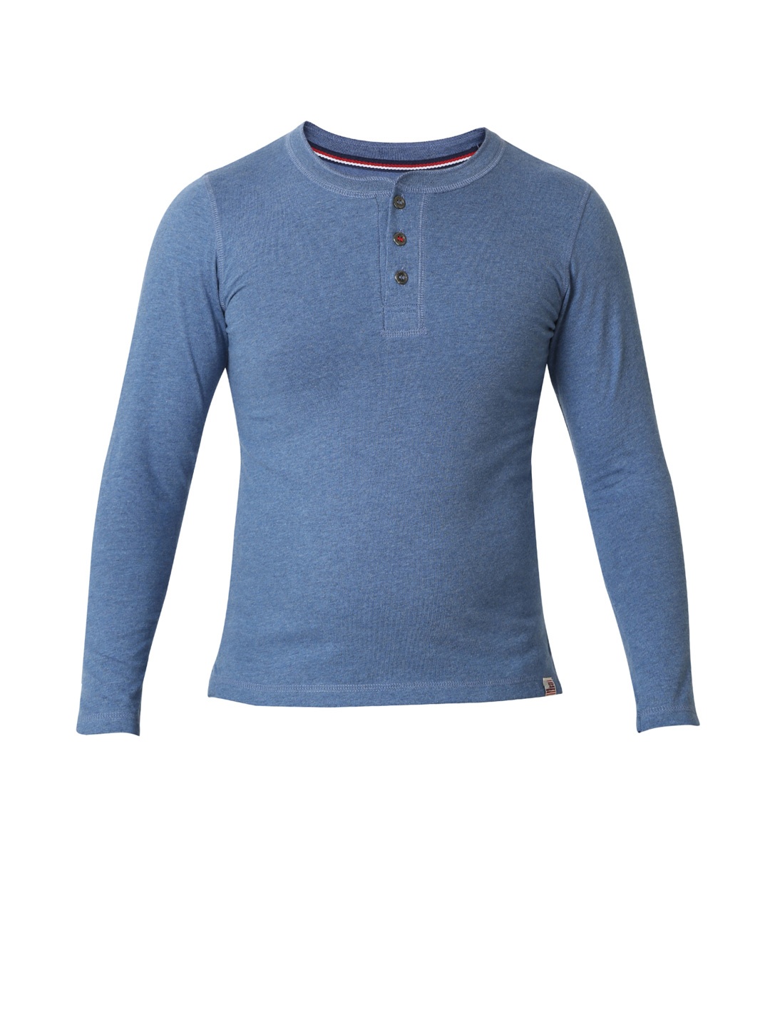 

Jockey Boys Blue Solid Henley Neck T-shirt