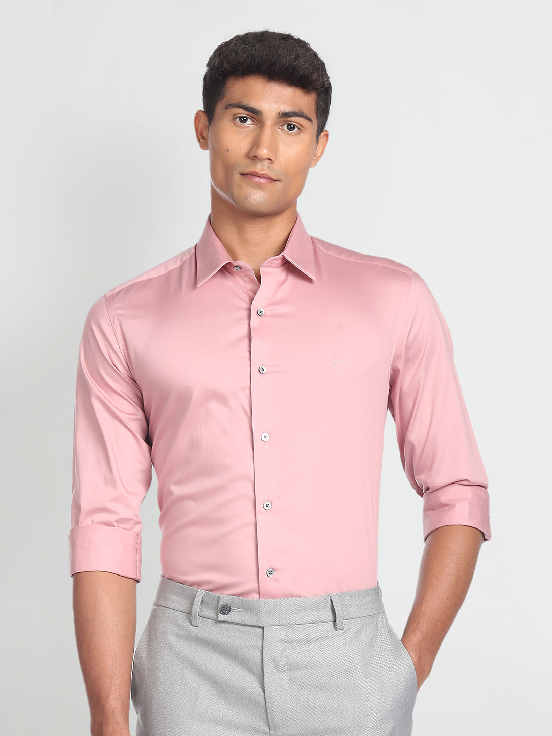 

Arrow New York Slim Fit Pure Cotton Casual Shirt, Pink