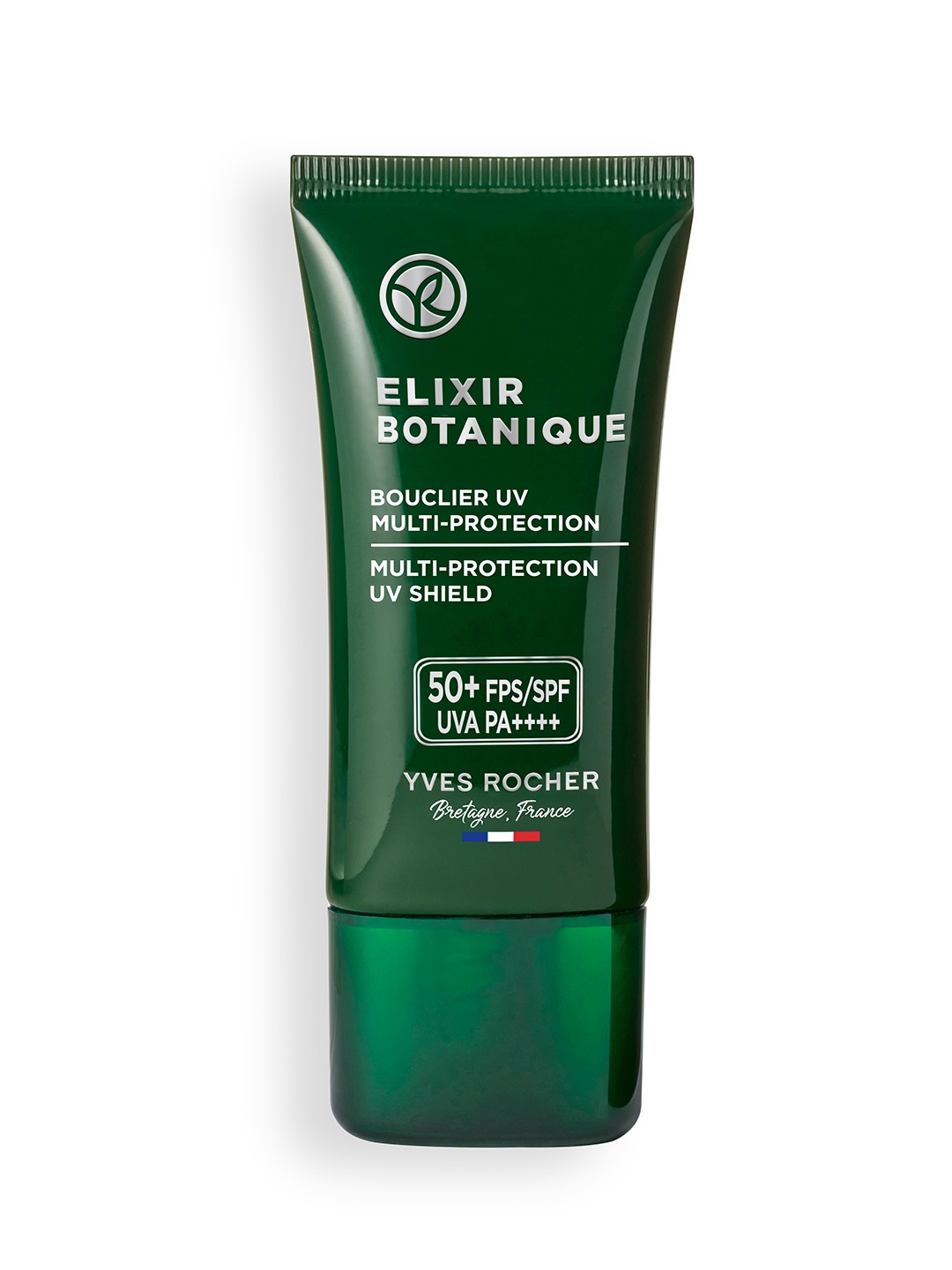 

YVES ROCHER Elixir Botanique Multi-Protection UV Shield SPF 50+ PA++++ Sunscreen - 30 ml, Green