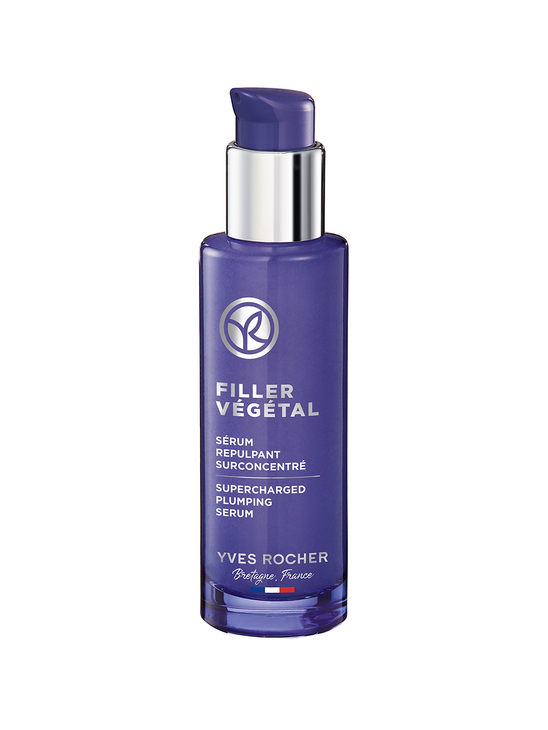 

YVES ROCHER Filler Vegetal Supercharged Plumping Face Serum For Fine Lines & Wrinkles 30ml, Blue