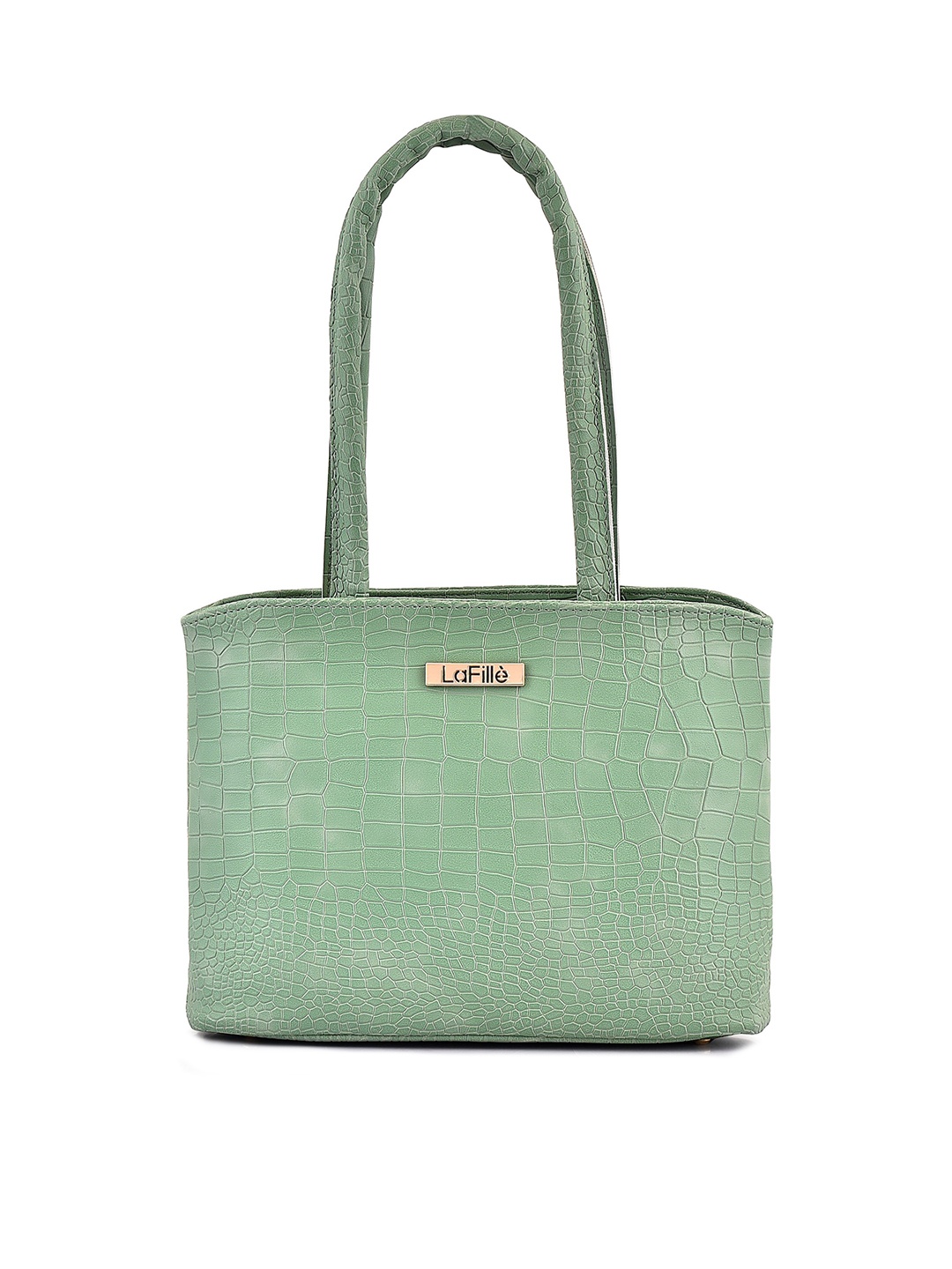 

LaFille Textured Structured Shoulder Bag, Green