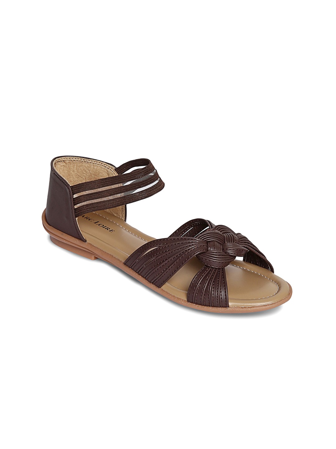 

Marc Loire Women Brown Solid Open Toe Flats