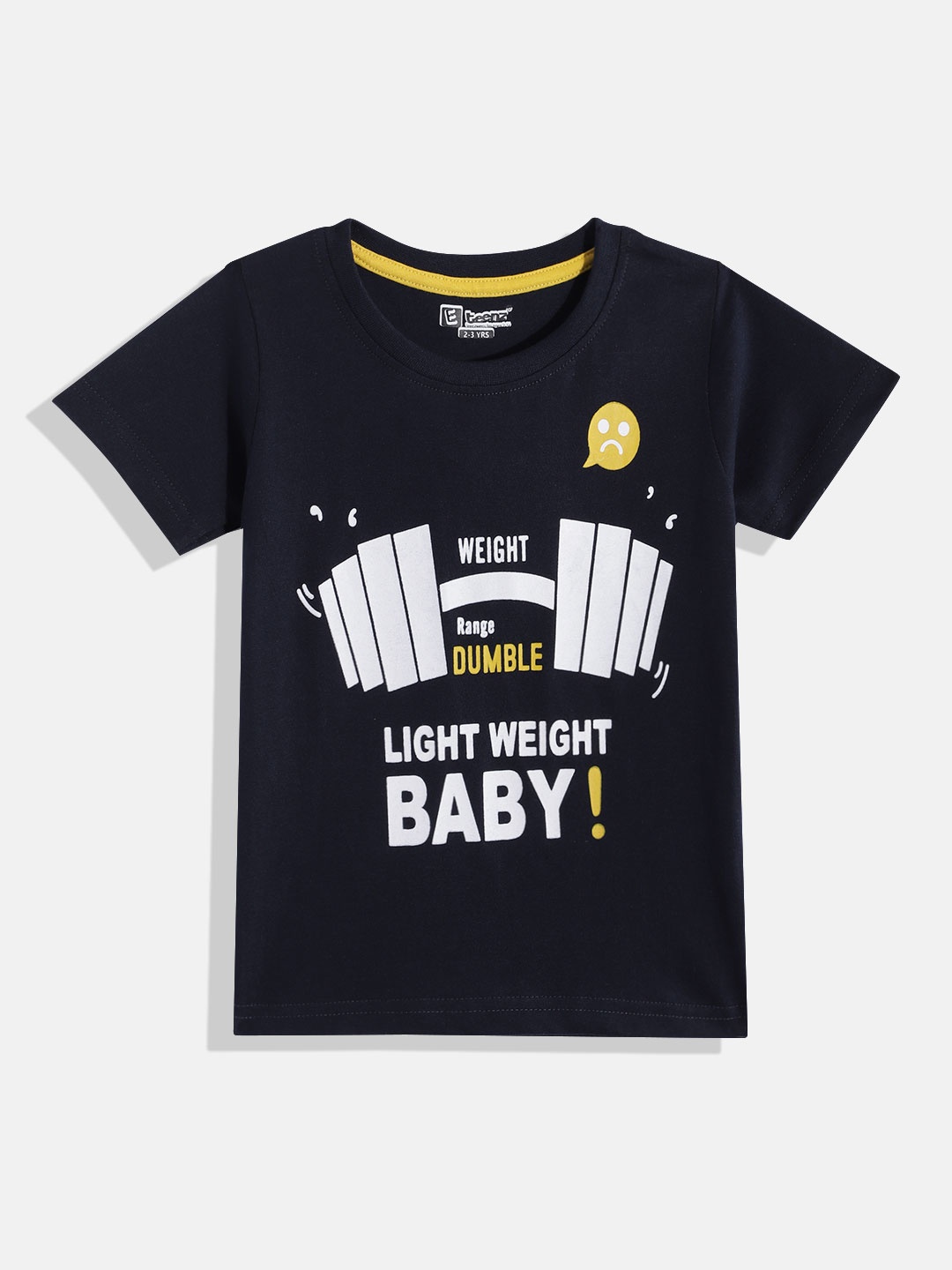 

Eteenz Boys Premium Cotton Graphic Printed T-shirt, Navy blue