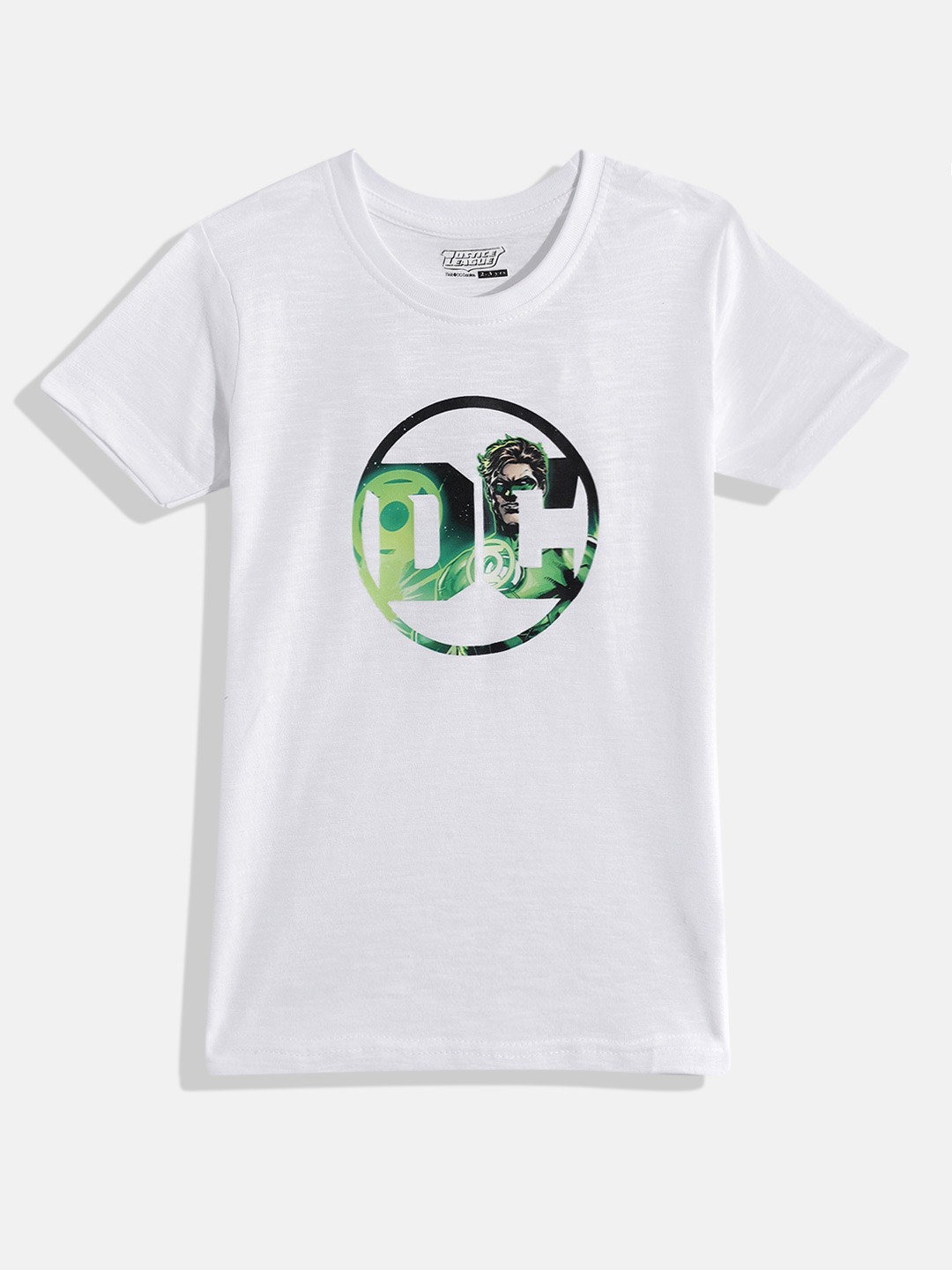 

Eteenz Boys Justice League Printed Premium Cotton T-shirt, White