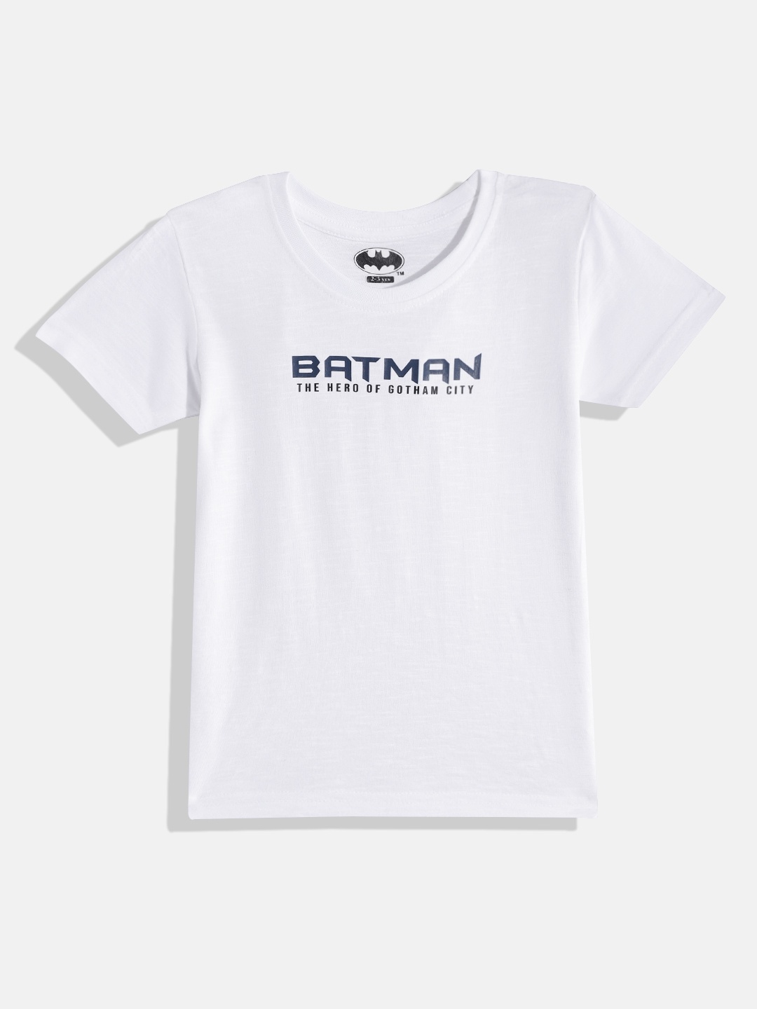 

Eteenz Boys Premium Cotton Batman Printed T-shirt, White