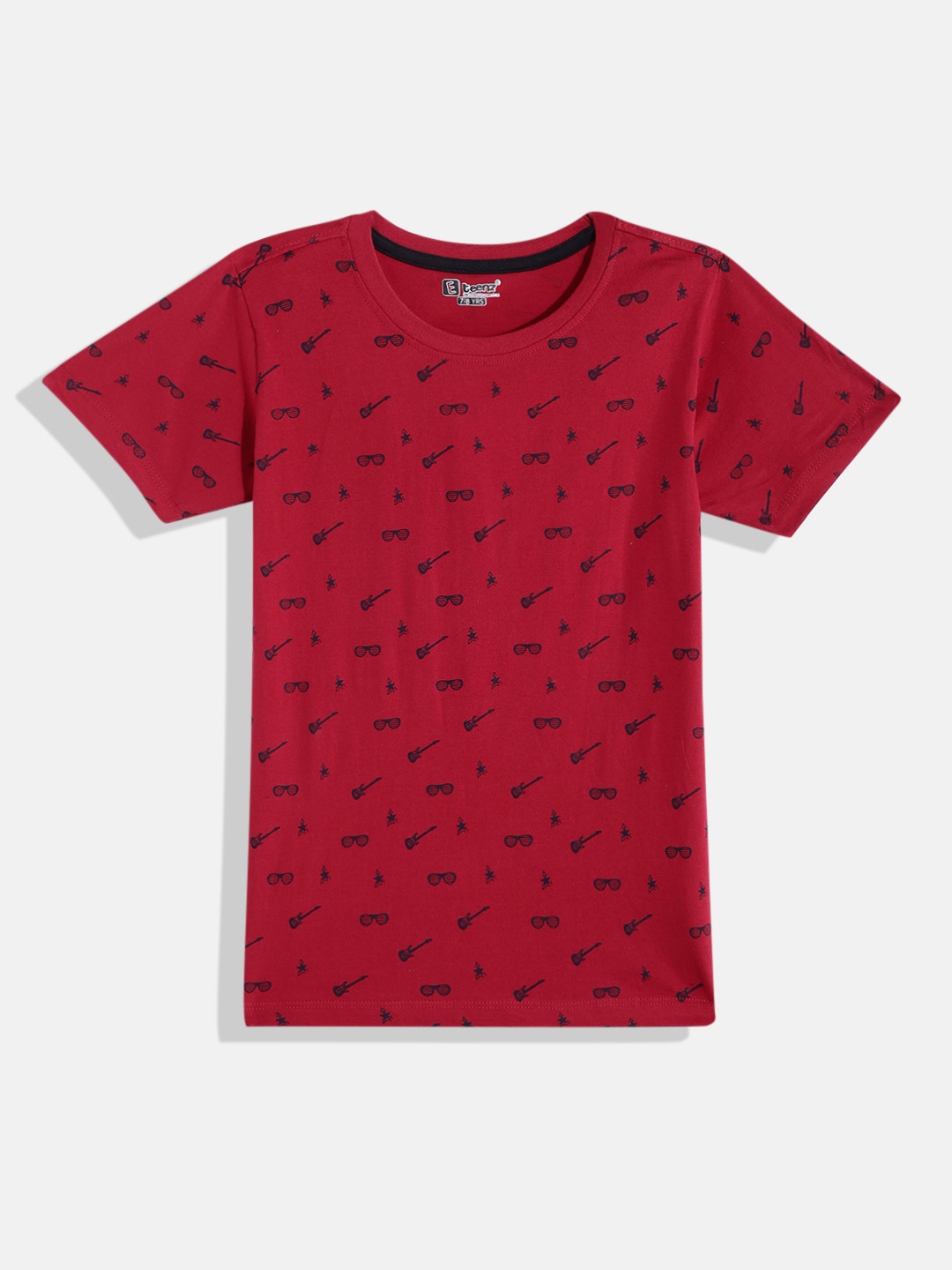 

Eteenz Boys Premium Cotton Graphic Printed T-shirt, Maroon