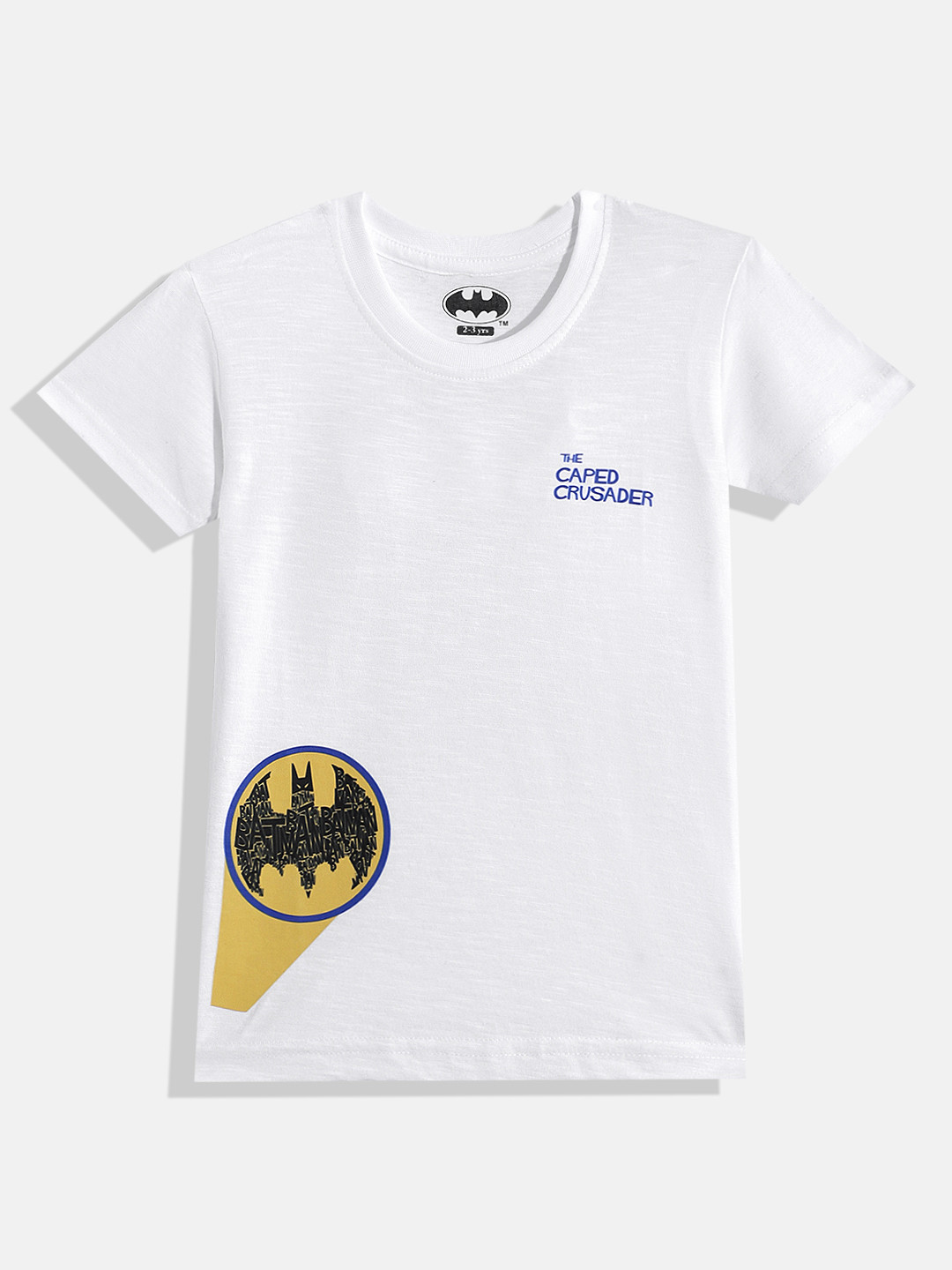 

Eteenz Boys Premium Cotton Batman Printed T-shirt, White