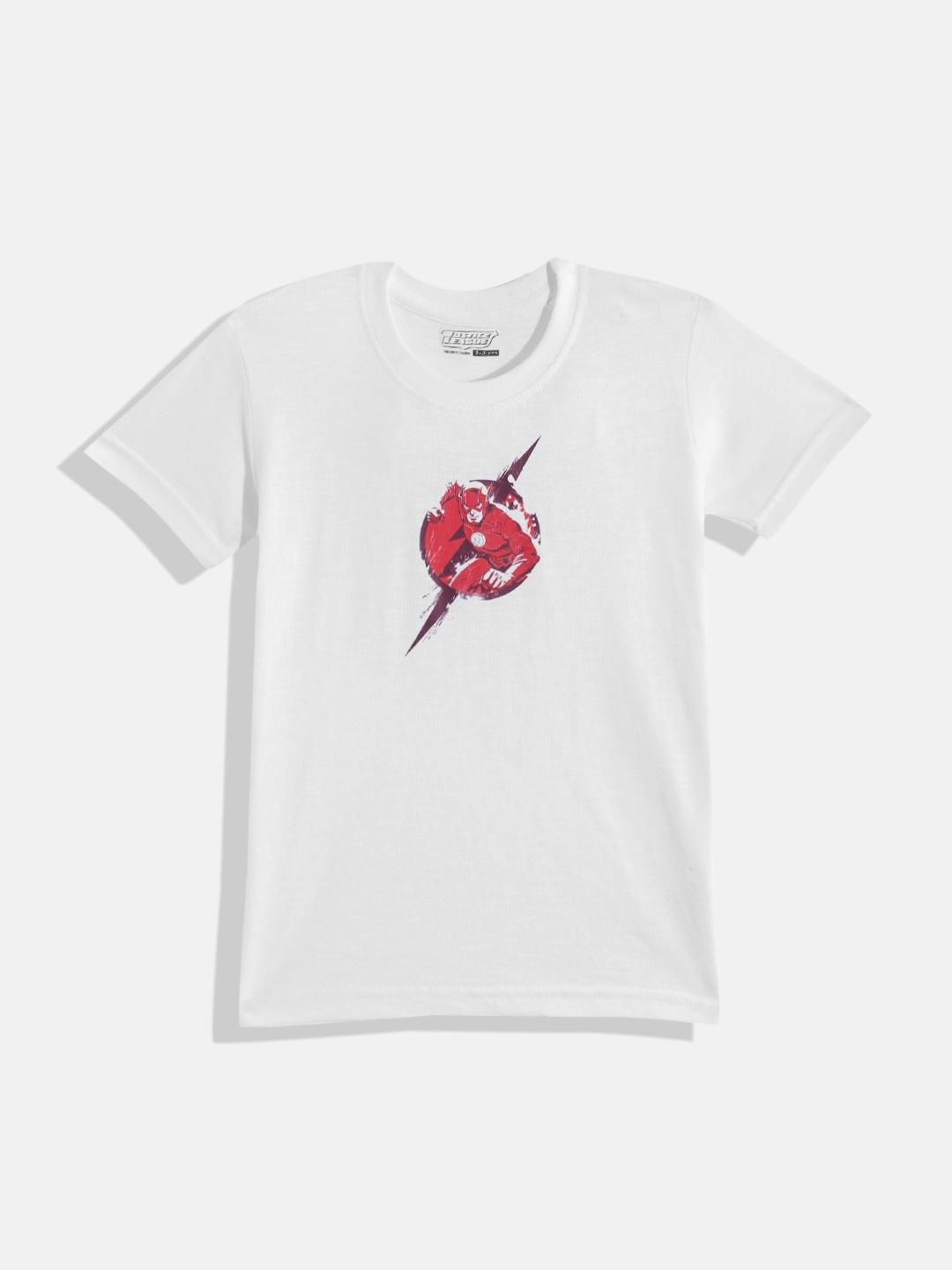 

Eteenz Boys Premium Cotton Flash Printed T-shirt, White