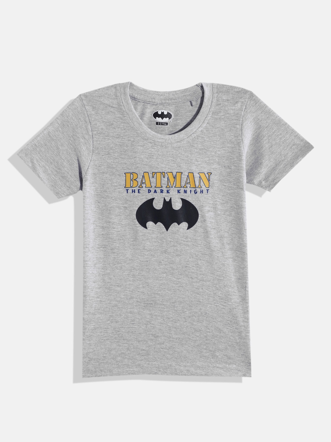 

Eteenz Boys Premium Cotton Batman Printed T-shirt, Grey
