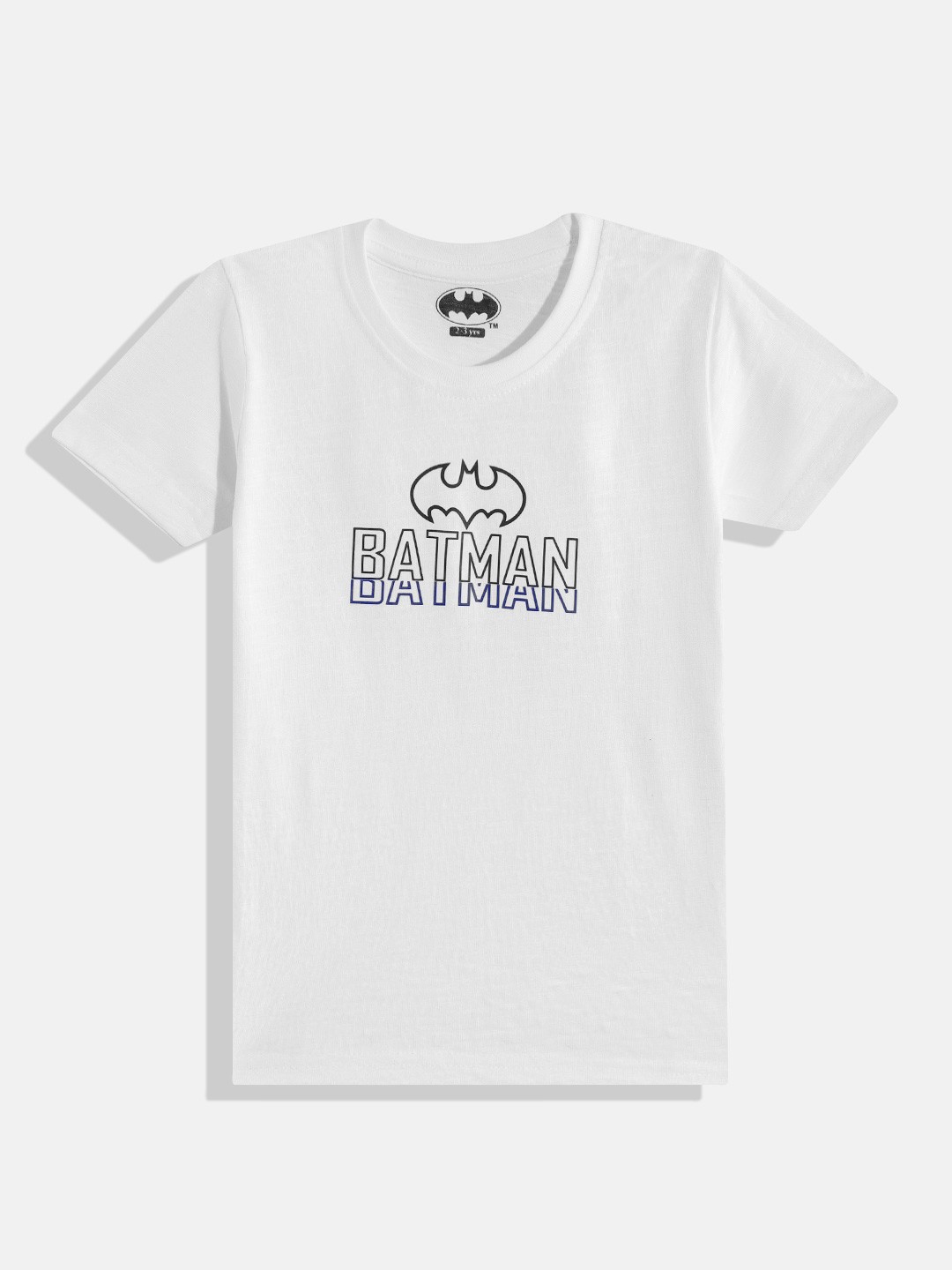 

Eteenz Boys Premium Cotton Batman Printed T-shirt, White