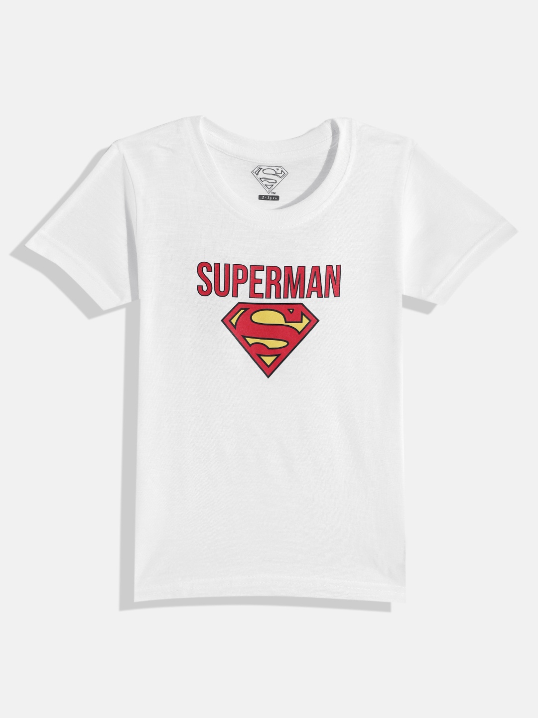 

Eteenz Boys Superman Printed Premium Cotton T-shirt, White