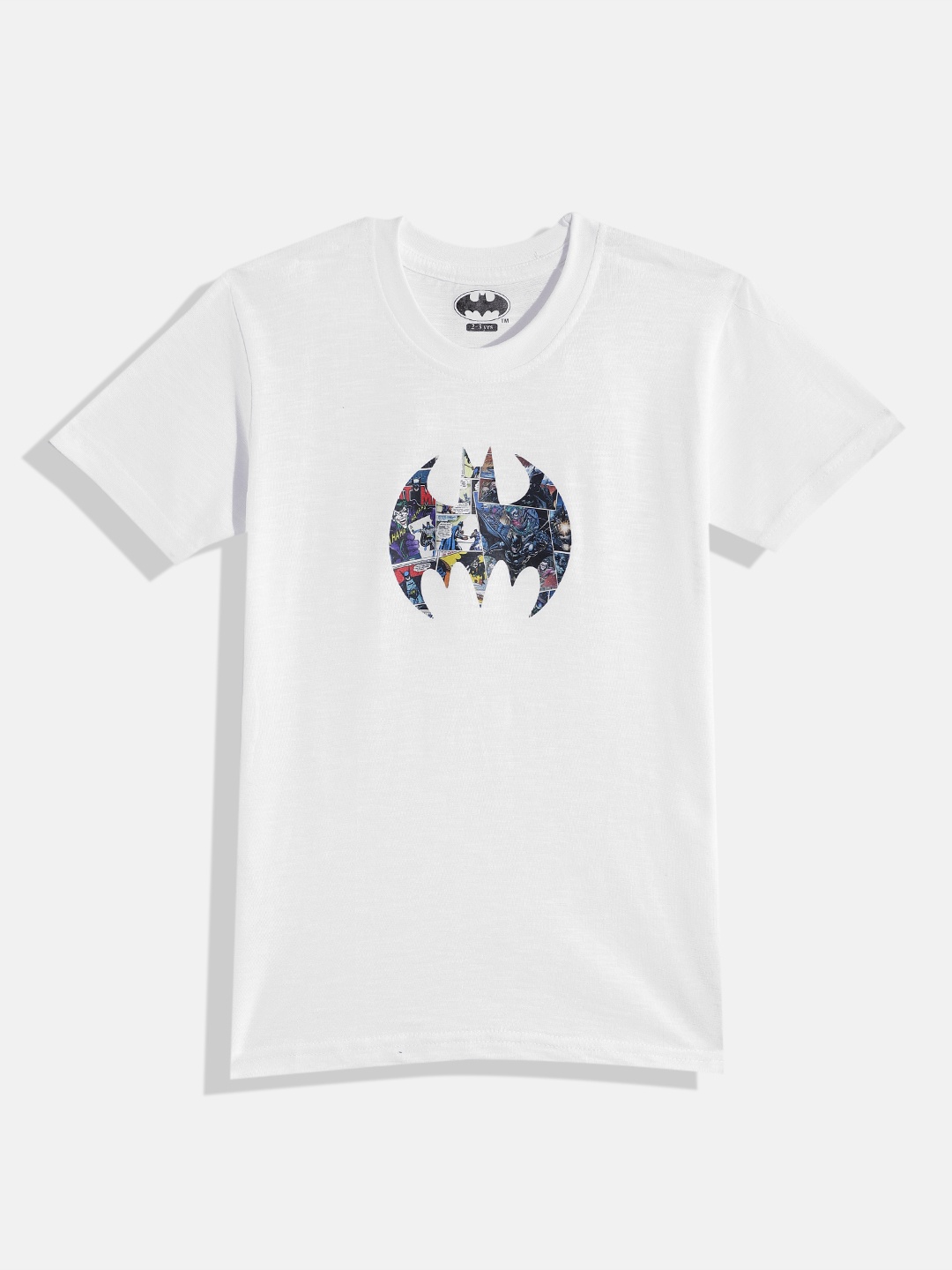 

Eteenz Boys Batman Printed Premium Cotton T-shirt, White