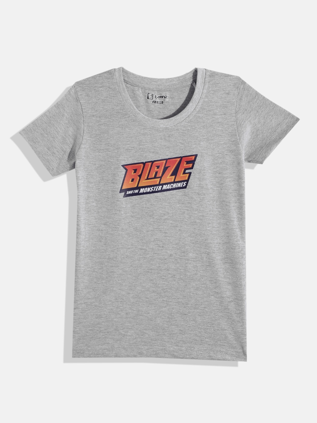 

Eteenz Boys Premium Cotton Typography Printed T-shirt, Grey