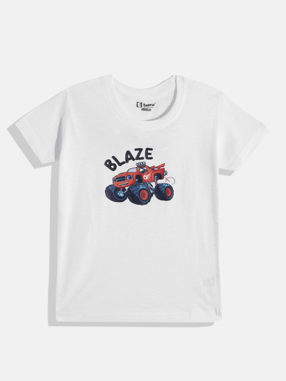 

Eteenz Boys Premium Cotton Graphic Printed T-shirt, White