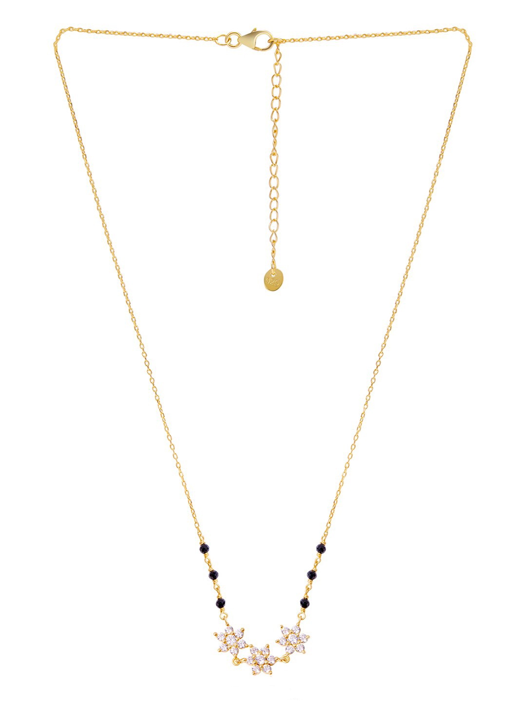 

March by FableStreet Gold-Plated Silver Mangalsutra