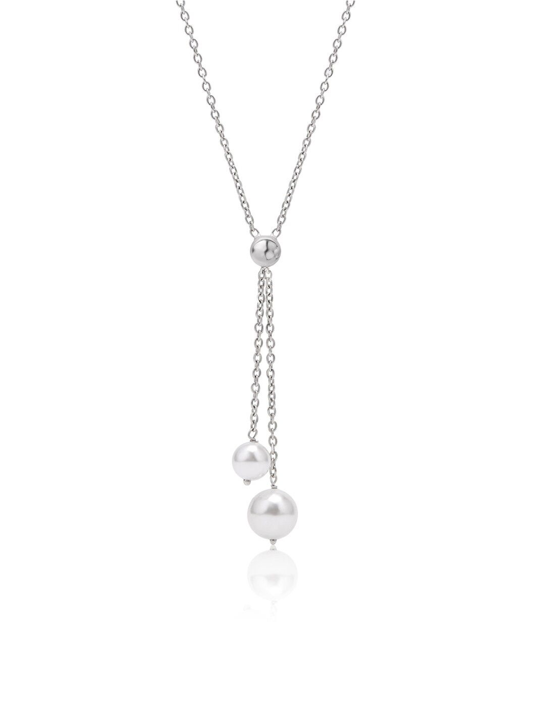 

March by FableStreet Silver Rhodium-Plated Necklace