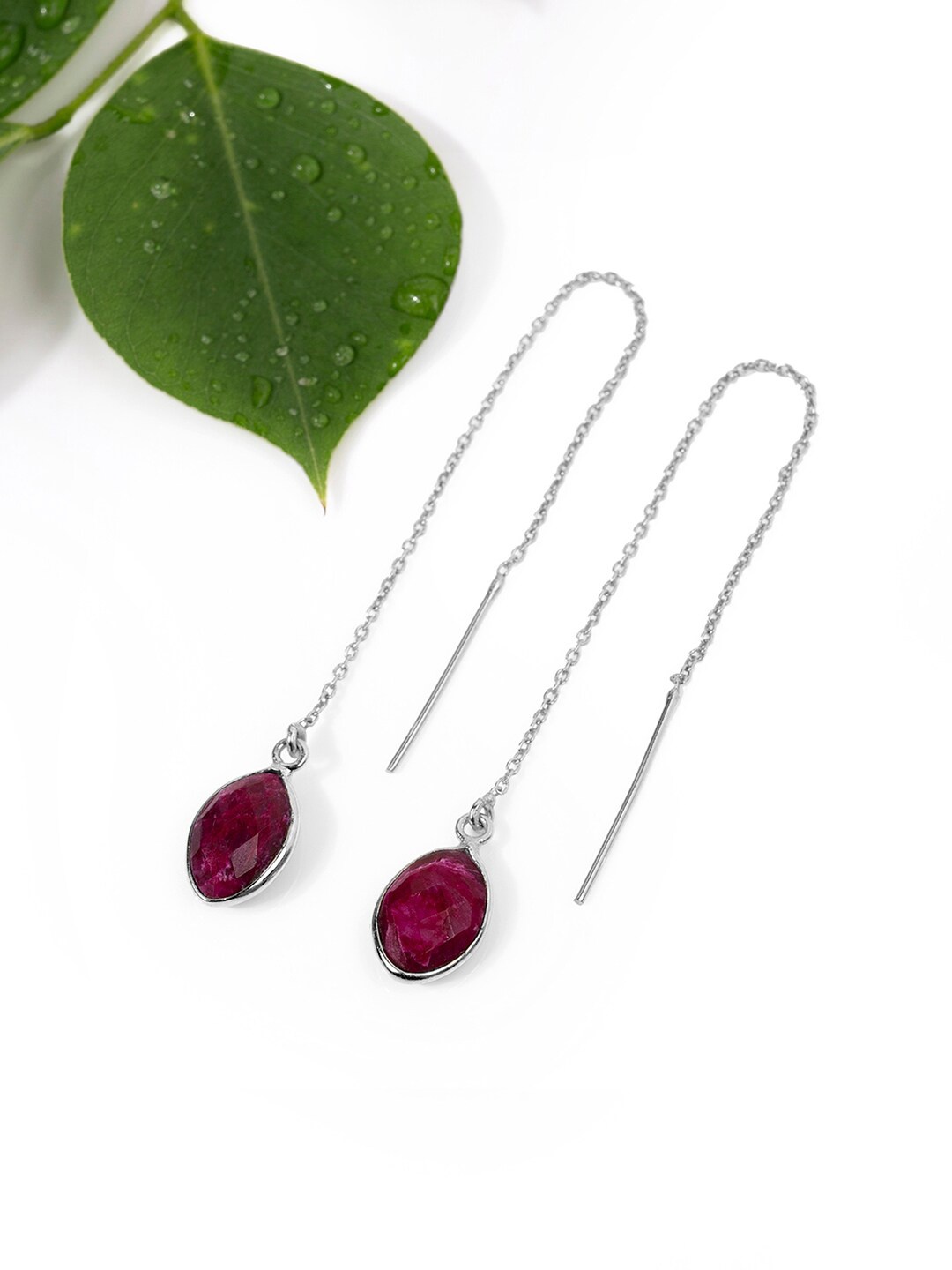 

March by FableStreet 18k Gold Plated Contemporary Drop Earrings