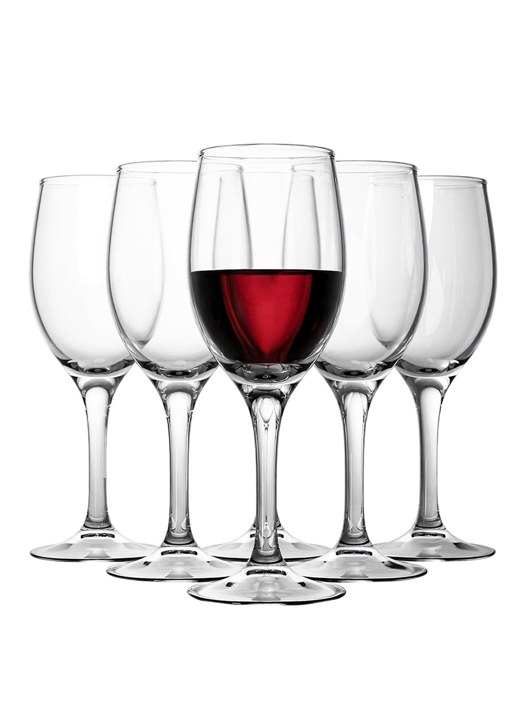 

Anko Transparent 6 Pieces Glass Wine Glass 250ml Each