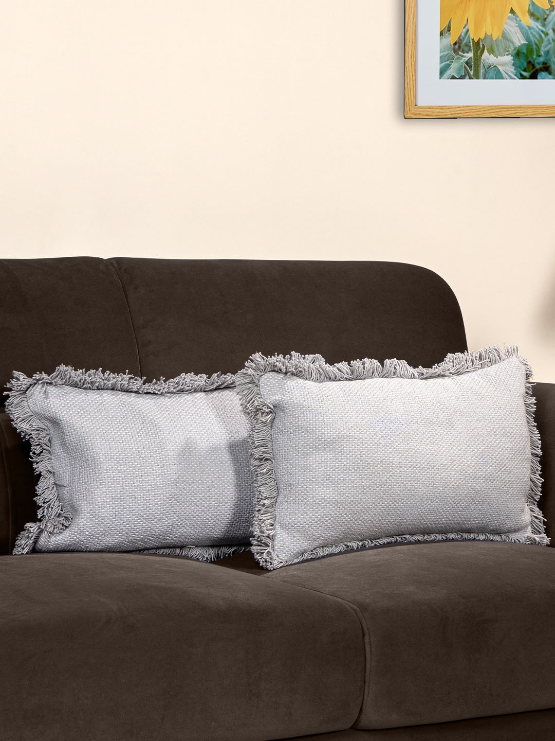 

Anko Grey 2-Pieces Rectangle Cushion Covers
