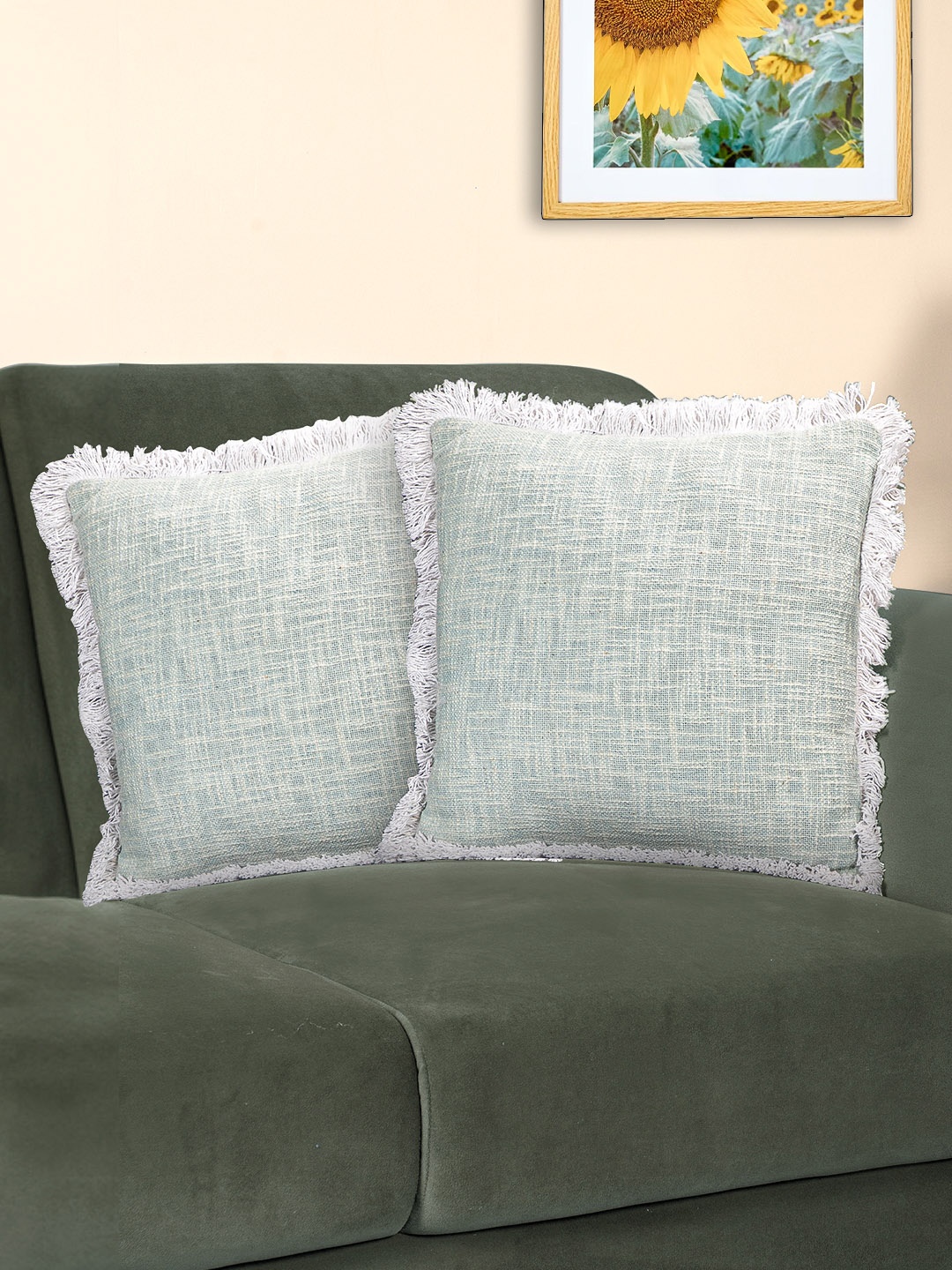 

Anko White & Grey 2-Pieces Square Cushion Covers