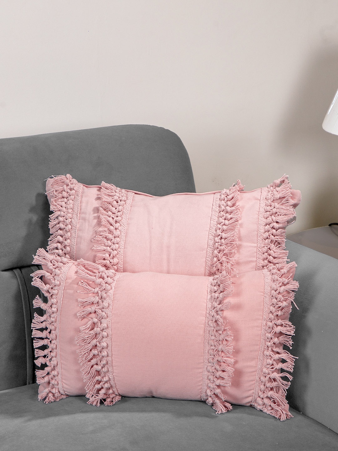 

Anko Peach-Coloured 2-Pieces Rectangle Cushion Covers