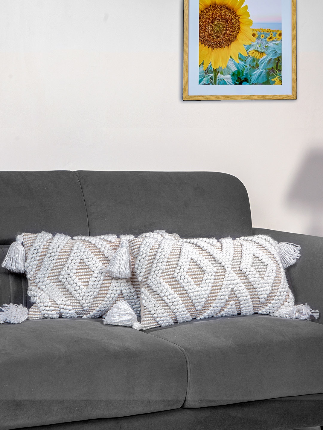

Anko Beige 2-Pieces Rectangle Cushion Covers