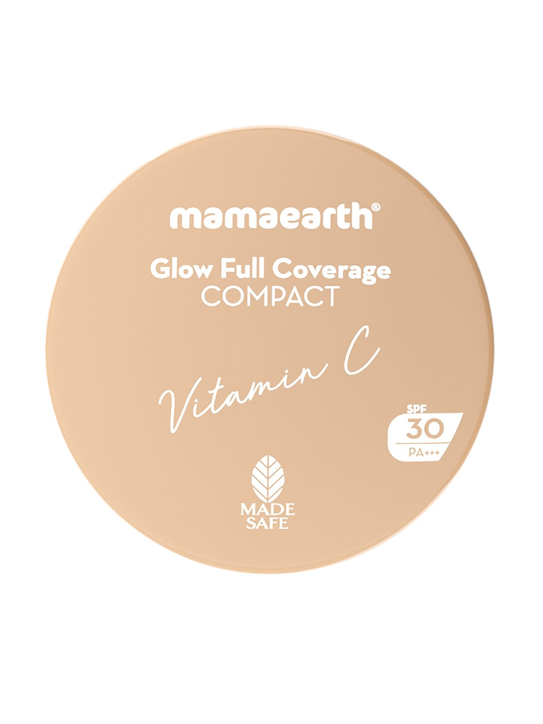 

Mamaearth Glow Full Coverage Compact SPF 30 - 9 g - Creme Glow, Nude