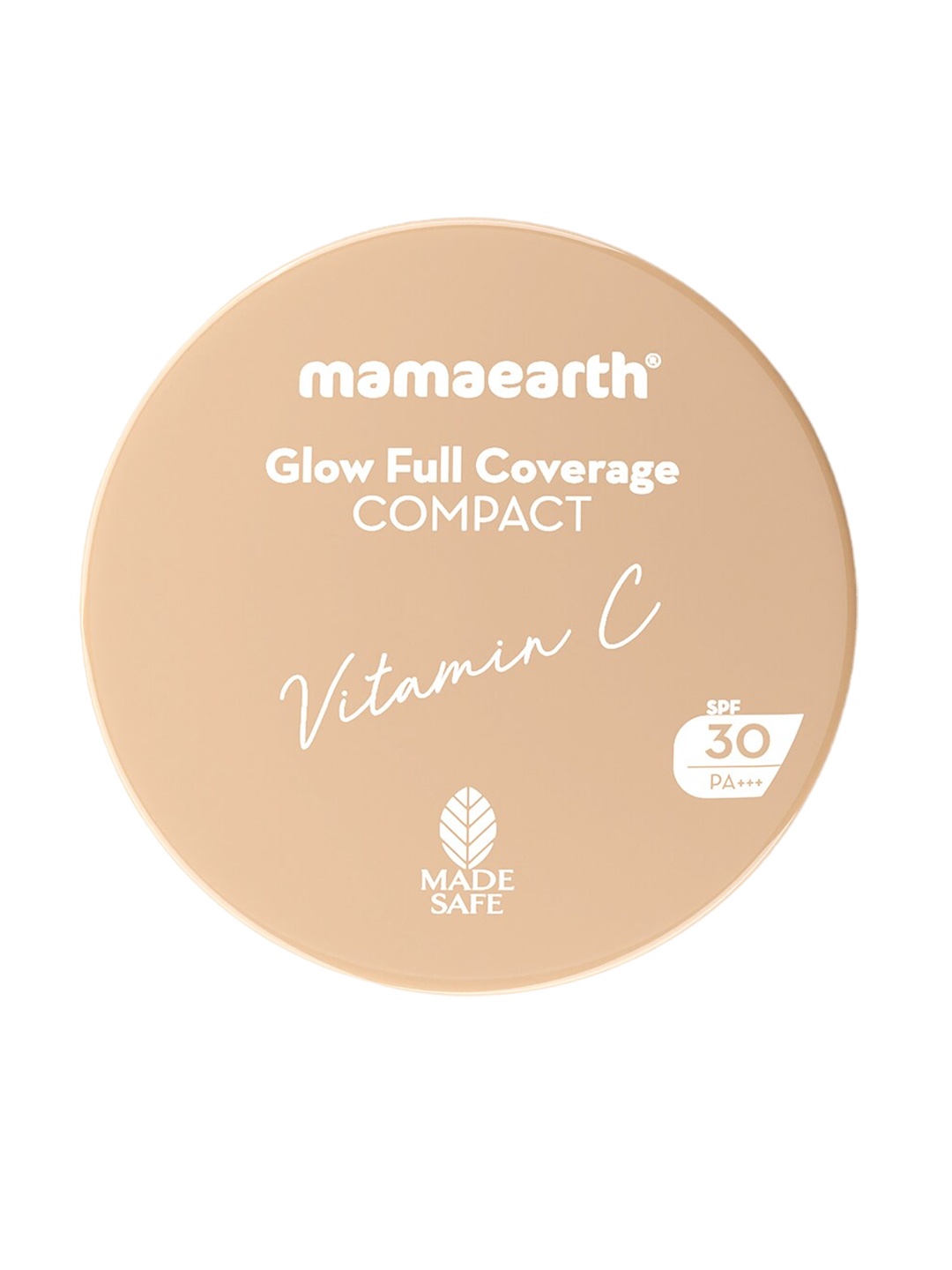 

Mamaearth Glow Oil Control Full Coverage Vitamin C SPF30 Compact 9g - Natural, Nude