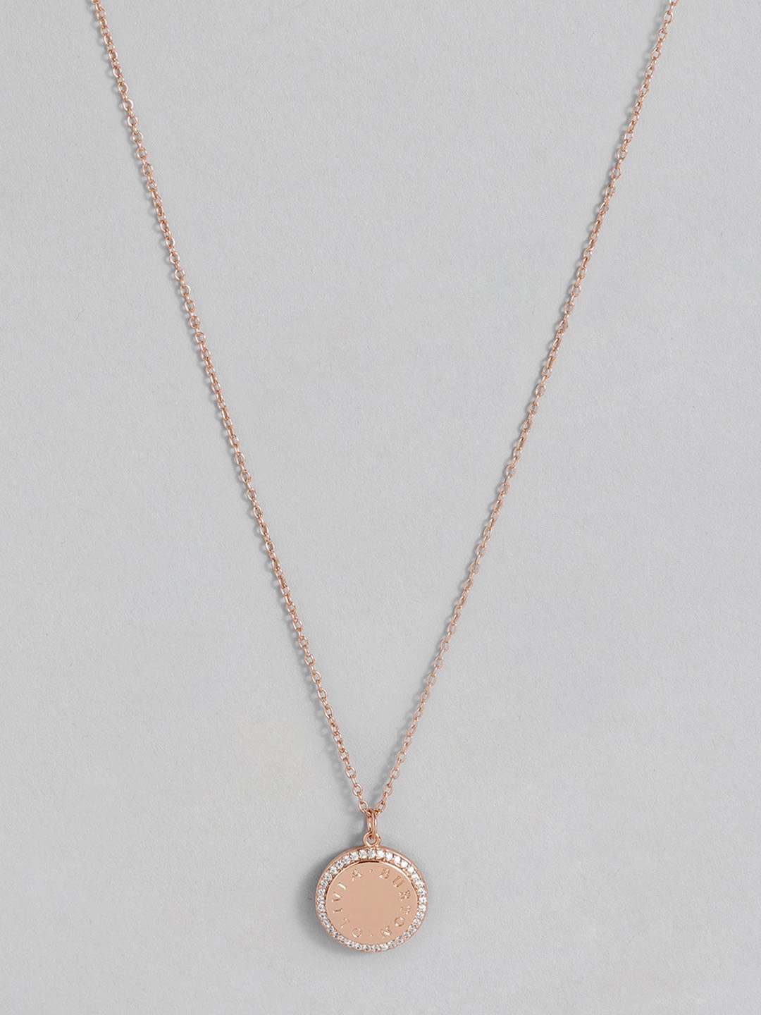 

OLIVIA BURTON LONDON Women Classics Pendant With Chain, Rose gold