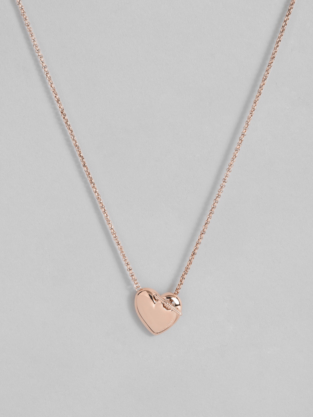 

OLIVIA BURTON LONDON Women Knot Heart-Shaped Necklace, Rose gold