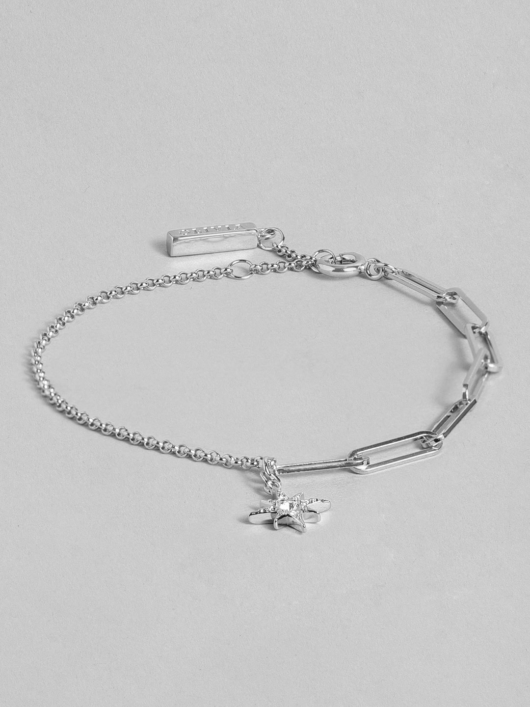 

OLIVIA BURTON LONDON Women Celestial Crystals Charm Bracelet, Silver