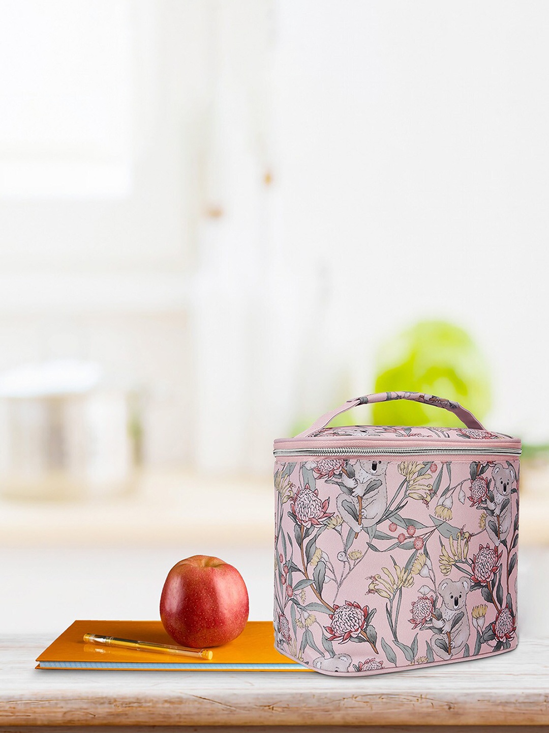 

Anko Unisex Printed Koala Top Loader Lunch Bag, Pink