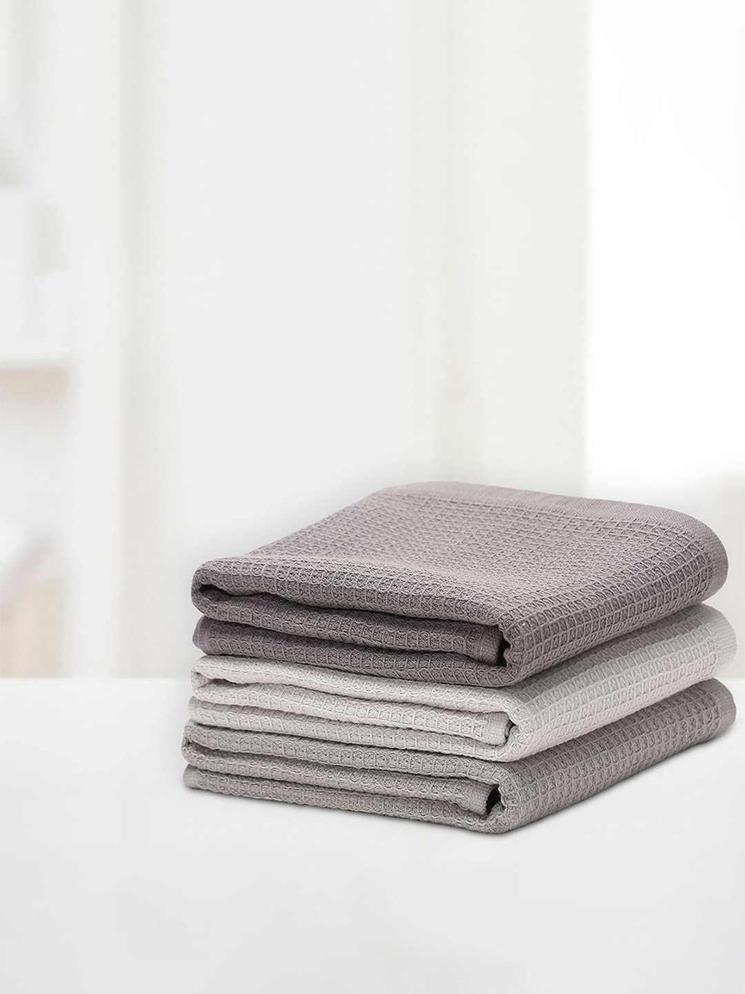 

Anko Grey 3 Pieces Durable 200 GSM Cotton Kitchen Towels
