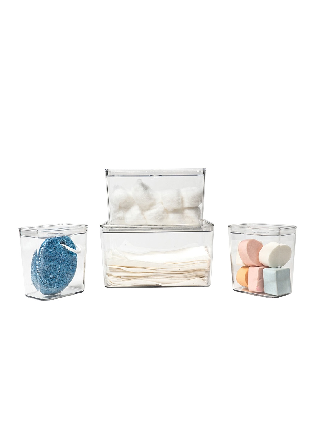 

Anko Transparent 4 Pieces Organisers