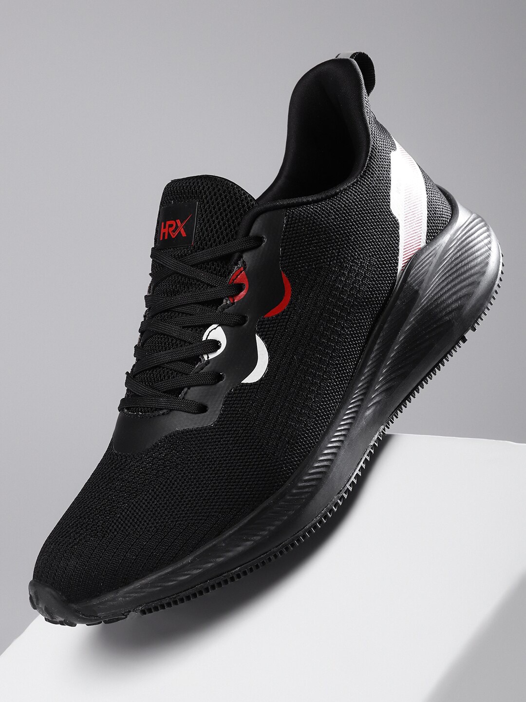 

HRX by Hrithik Roshan Men Black Zoom Mesh Running Shoes