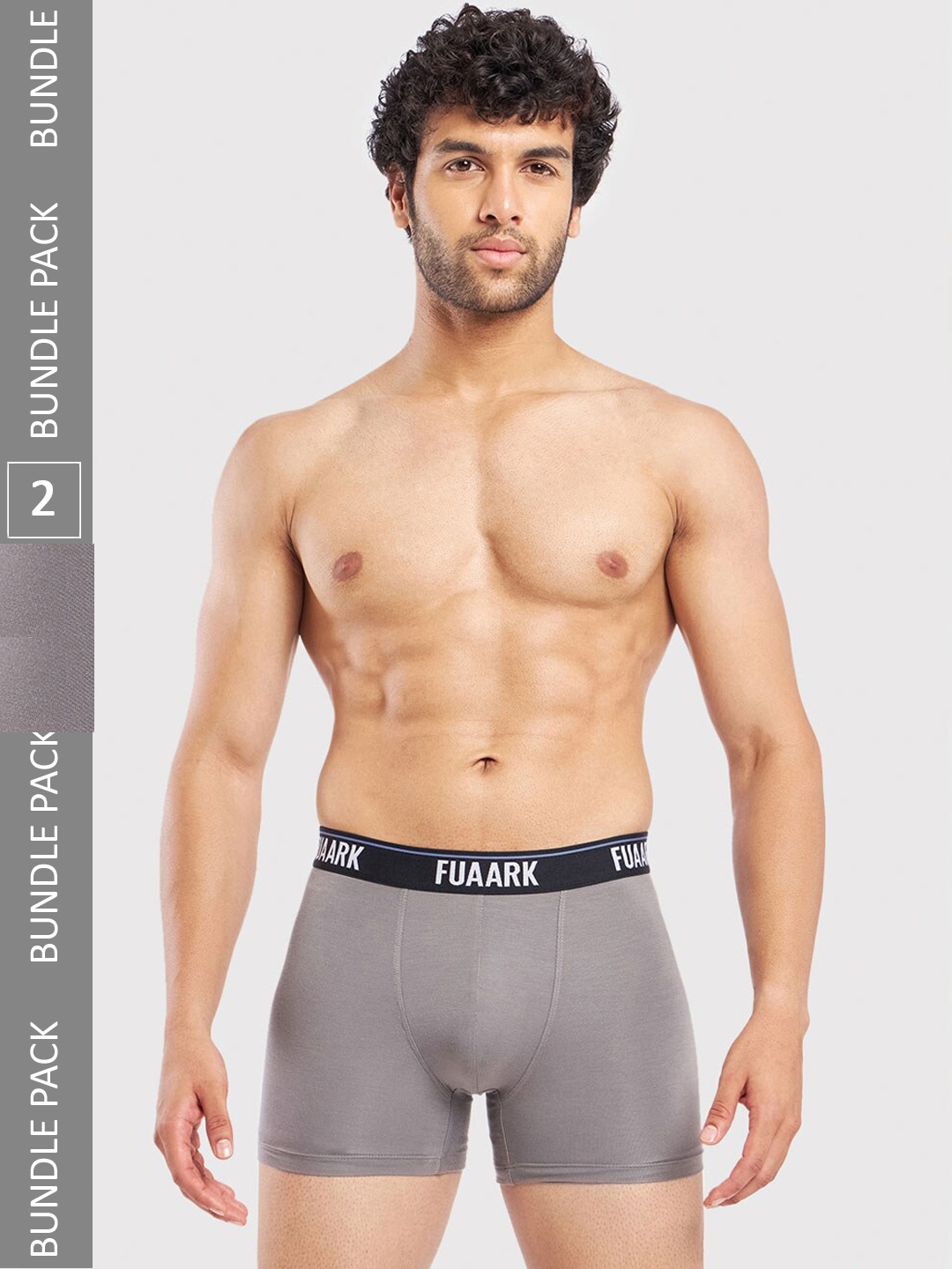 

FUAARK Pack Of 2 Trunks FUSMTrP2-Grey2-S, Grey
