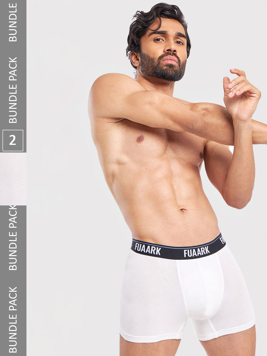 

FUAARK Pack Of 2 Trunks FUSMTrP2-White2-S, White