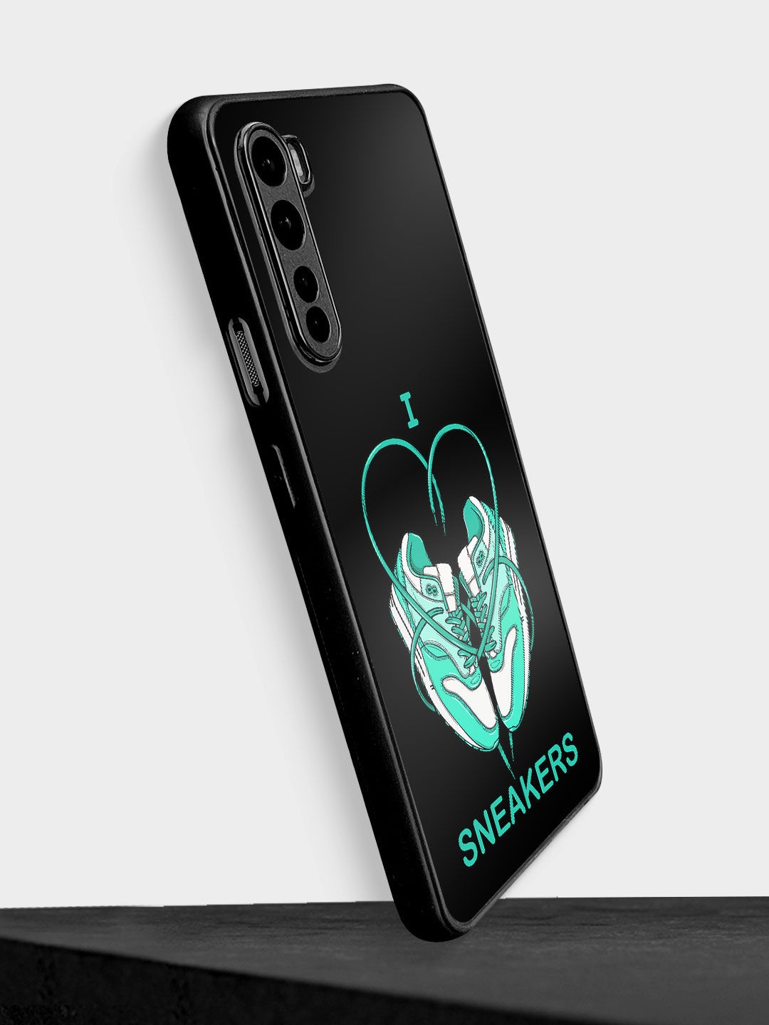 

macmerise Sneakerhead Printed OnePlus Nord Bumper Case, Black