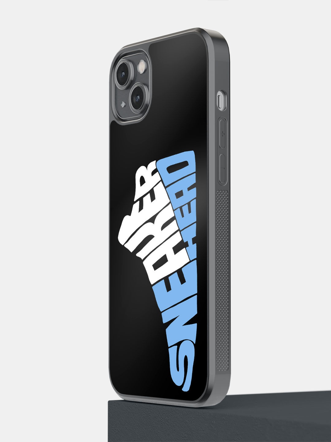 

macmerise Unisex Sneakerhead Unc iPhone 14 Plus Bumper Case, Black