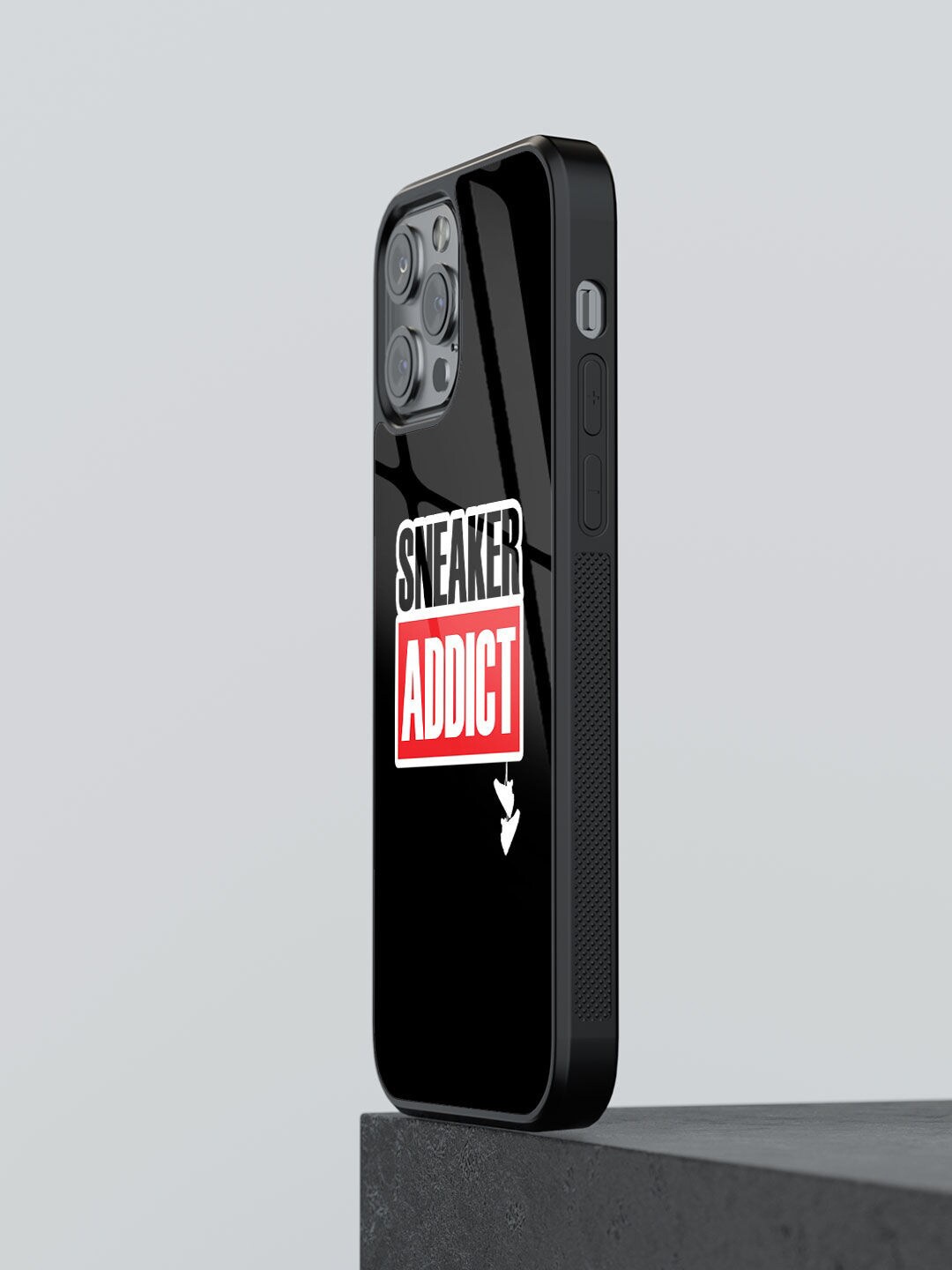 

macmerise Sneakerhead Addict iPhone 12 Pro Back Case, Black