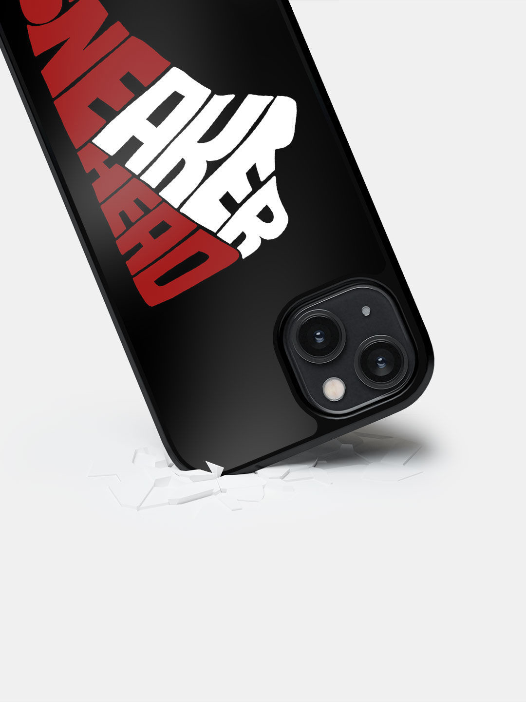 

macmerise Sneakerhead Labels iPhone 14 Bumper Case, Black