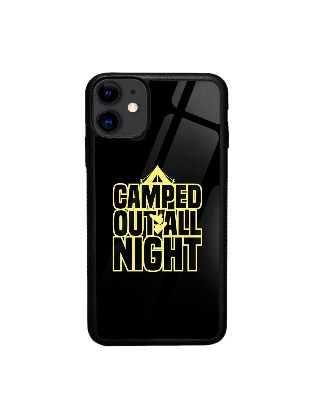 

macmerise Sneakerhead Camped Out iPhone 11 Back Case, Black